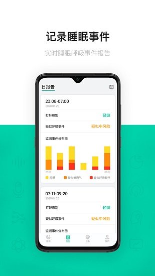 呼噜圈呼吸监测截图