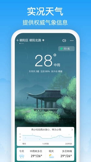 天气预通截图