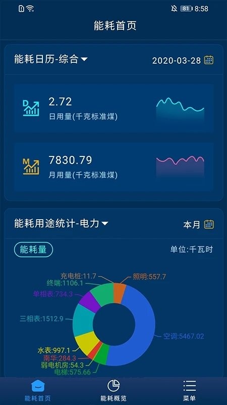 云能源管理截图