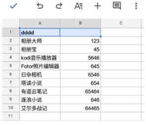 谷歌表格合并单元格方法