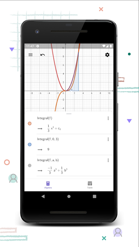 GeoGebra CAS计算器截图