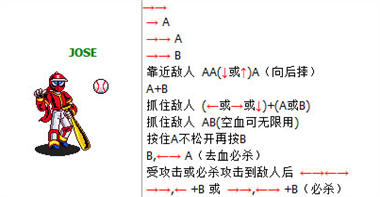 忍者棒球中文版出招表