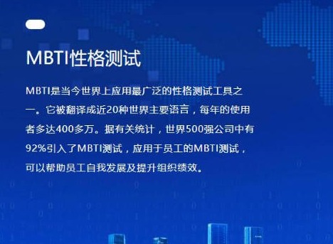 MBTI怎么测 mbti免费测试入口