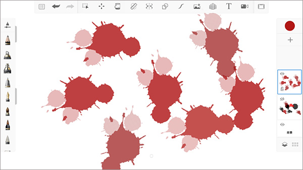 sketchbook笔刷做出血效果方法介绍