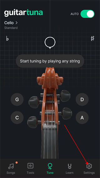 吉他调音器GuitarTuna中文设置教程