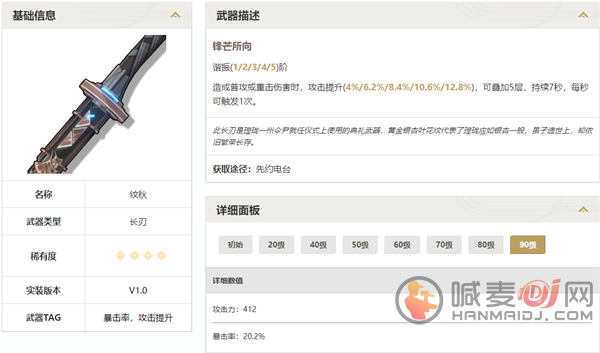 鸣潮大月卡武器选哪个 鸣潮大月卡武器推荐