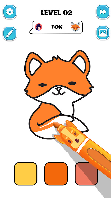 彩色益智绘图