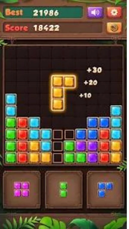宝石方块拼图