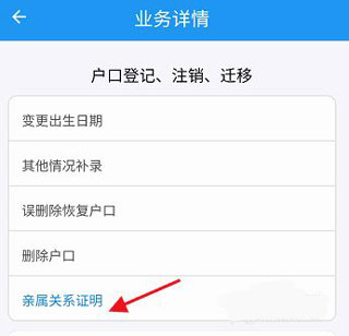 河南警民通查询亲属关系证明