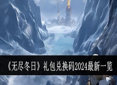 无尽冬日兑换码在哪里输入 无尽冬日兑换码使用方法介绍