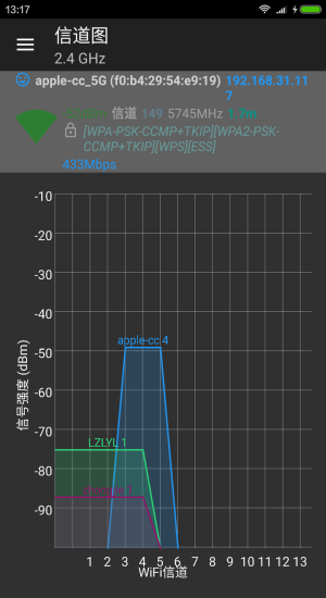 WiFi分析仪安卓版截图