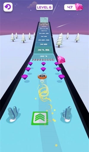 冰球赛跑者