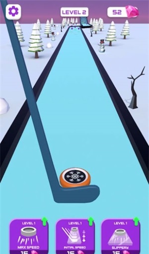 冰球赛跑者