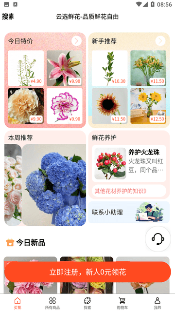 云选鲜花