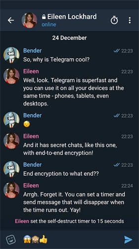 telegram X灰色版截图