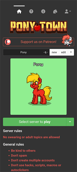 小马镇ponytown手机版怎么登陆