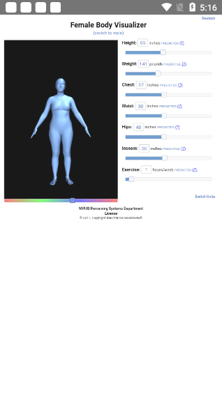 bodyvisualizer身材模拟器中文版截图