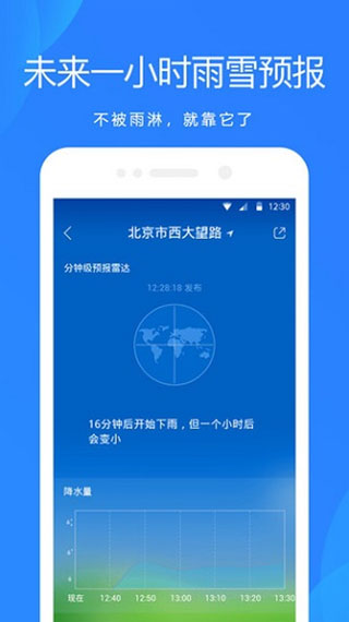 小米天气预报截图