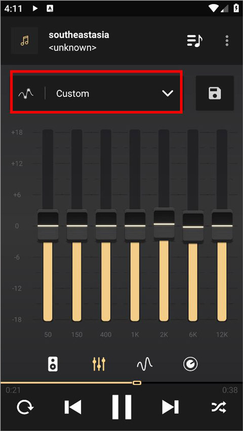 equalizer均衡器专业版怎么调声音