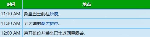 星露谷物语海莉行程图 星露谷物语海莉行程表一览