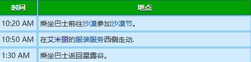星露谷物语海莉行程图 星露谷物语海莉行程表一览