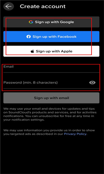 SoundCloud怎么注册